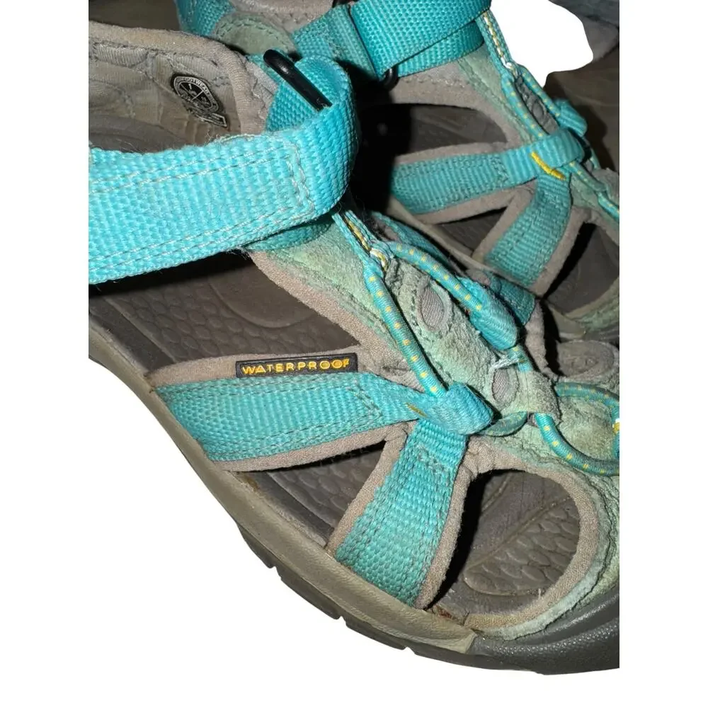 KEEN Newport Turquoise Sandals Kids Size 1 Outdoor Hiking Camping Lake